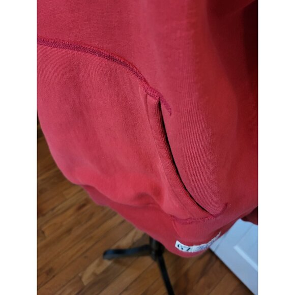 Vintage Red/Blue Y2K Ralph Lauren Polo Hoodie Patch Letters M Preppy Retro y2K - Picture 5 of 8